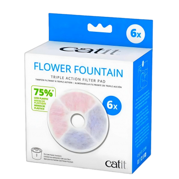 Catit Water Fountain Triple Action Replacement Filter 6pcs
