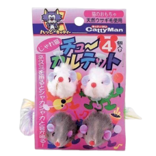 Cattyman Baby Mouse Cat Toys 4pcs, 842944, cat Toy, CattyMan, cat Accessories, catsmart, Accessories, Toy