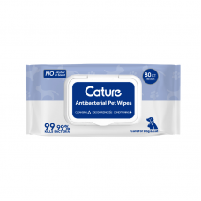 Cature Pet Anti-bacterial Wipes 80pcs, 89893129, cat Wet Wipes, Cature, cat Grooming, catsmart, Grooming, Wet Wipes