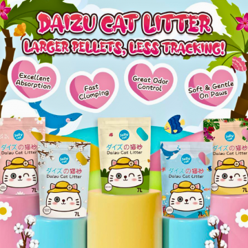 Jollycat Litter Daizu Fresh Clumping Baby Powder 7L
