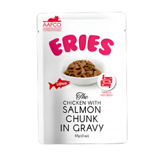 Eries Pouch in Gravy Salmon Chunk 85g x12