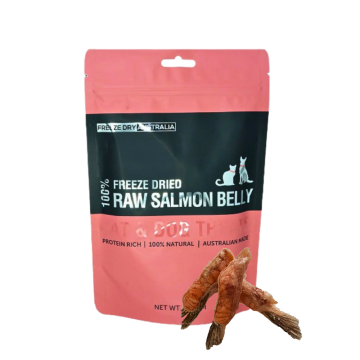 Freeze Dry Australia Pet Treat Salmon Belly 100g