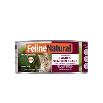 Feline Natural Canned Food Lamb & Venison Feast 85g x24