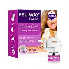Feliway Classic 30 Days Calming Starter Kit with Plug in Diffuser and Refill 48ml, 168750, cat Special Needs, Feliway, cat Health, catsmart, Health, Special Needs