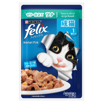 Felix Cat Wet Food Tuna in Jelly Adult 85g (24 packs)