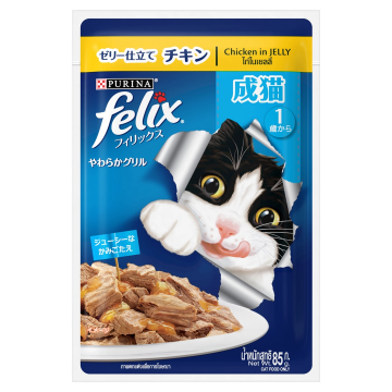 Felix Wet Food Chicken in Jelly 85g x24