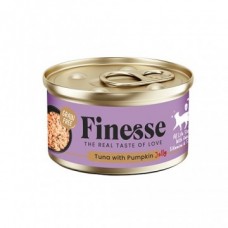 Finesse Grain-Free Tuna with Pumpkin in Jelly 85g Carton (24 Cans), FS-1841 Carton (24 Cans), cat Wet Food, Finesse, cat Food, catsmart, Food, Wet Food