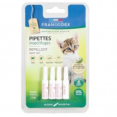 Francodex Pest Repellent Spot-on Kittens (4X0.6ml), 175220, cat Special Needs, Francodex, cat Health, catsmart, Health, Special Needs