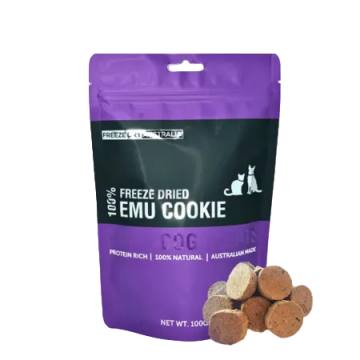 Freeze Dry Australia Pet Treat Emu Cookie 100g Freeze Dry Australia Pet Treat Emu Cookie 100g