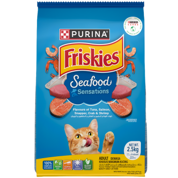Friskies Dry Food Seafood Sensation 2.5kg