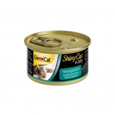 GimCat ShinyCat In Jelly Chicken and Shrimps 70g (24 Cans), 02.413204 (64413129) 24 Cans, cat Gimcat ShinyCat, GimCat , cat GimCat, catsmart, GimCat, Gimcat ShinyCat
