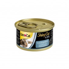 GimCat ShinyCat In Jelly Tuna and Shrimps 70g, 02.413174 (64413099), cat Gimcat ShinyCat, GimCat , cat GimCat, catsmart, GimCat, Gimcat ShinyCat