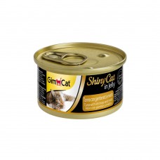 GimCat ShinyCat In Jelly Tuna with Shrimps and Malt 70g (24 Cans), 02.413259 (64413259) 24 Cans, cat Gimcat ShinyCat, GimCat , cat GimCat, catsmart, GimCat, Gimcat ShinyCat