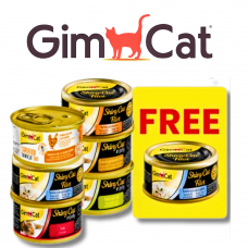 GimCat ShinyCat PROMO: Buy 6 cans, FREE 1 can, GimCat Promo, cat Gimcat ShinyCat, GimCat , cat GimCat, catsmart, GimCat, Gimcat ShinyCat
