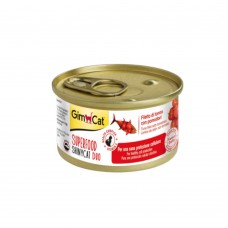 GimCat ShinyCat Superfood Filet Duo in Gravy Tuna With Tomatoes 70g, 02.414560 (64414522), cat Gimcat ShinyCat, GimCat , cat GimCat, catsmart, GimCat, Gimcat ShinyCat