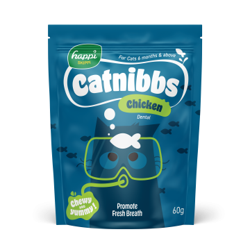 Happi Skippi Treat Catnibbs Chicken 60g x4