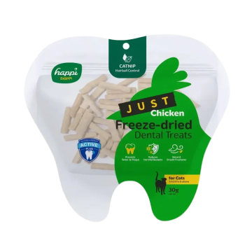Happi Skippi Treats Just Freeze Dried Chic & Catnip 30g (3 packs)