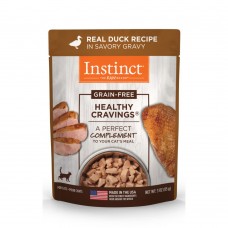 Instinct Healthy Cravings Grain-Free Real Duck Recipe in Savory Gravy Wet Food Topper 3oz, 6171033, cat Wet Food, Instinct, cat Food, catsmart, Food, Wet Food