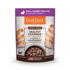 Instinct Healthy Cravings Grain-Free Real Rabbit Recipe in Savory Gravy Wet Food Topper 3oz, 6171034, cat Wet Food, Instinct, cat Food, catsmart, Food, Wet Food