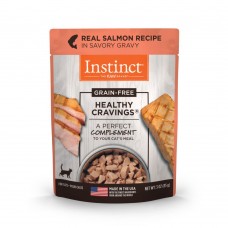 Instinct Healthy Cravings Grain-Free Real Salmon Recipe in Savory Gravy Wet Food Topper 3oz, 6171032, cat Wet Food, Instinct, cat Food, catsmart, Food, Wet Food