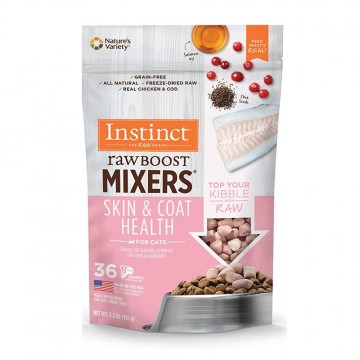 Instinct Raw Boost Mixers Freeze Dried Chicken for Skin and Coat Health 5.5oz