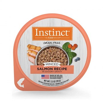 Instinct Wet Food Minced Cup Recipe Salmon 3.5oz