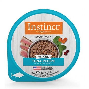 Instinct Wet Food Minced Cup Recipe Tuna 3.5oz