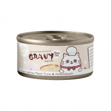 Jolly Cat Gravy Series Fresh White Meat Tuna And Katsuobushi 80g