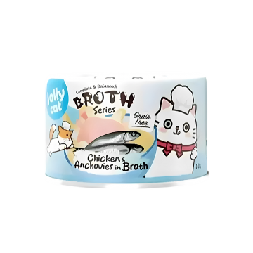 Jollycat Broth Series Complete & Balanced Chic & Anchovies 80g x24