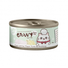 Jollycat Gravy Series Fresh White Meat Tuna And Anchovy 80g