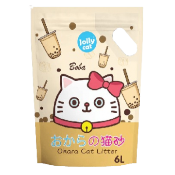 Jollycat Litter Okara Tofu Boba 6L X6