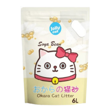 Jollycat Litter Okara Tofu Soya Bean 6L, JOL-SOYABEAN, cat Litter, Jolly Cat, cat , catsmart,  Litter