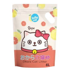 Jollycat Litter Okara Tofu Yuzu 6L, JOL-YUZU, cat Litter, Jolly Cat, cat , catsmart,  Litter