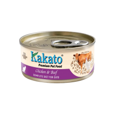 Kakato Cat Complete Diet Chicken & Beef  70g, TD-0763 EIN, cat Wet Food, Kakato, cat Food, catsmart, Food, Wet Food
