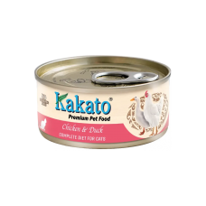 Kakato Cat Complete Diet Chicken & Duck 70g, TD-0762 EIN, cat Wet Food, Kakato, cat Food, catsmart, Food, Wet Food