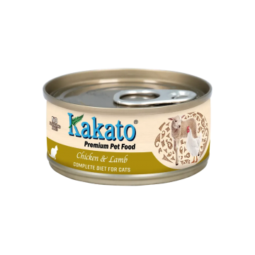 Kakato Cat Complete Diet Chicken & Lamb 70g x12