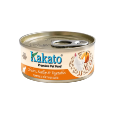 Kakato Cat Complete Diet Chicken Scallop & Veg 70g, TD-0766 EIN, cat Wet Food, Kakato, cat Food, catsmart, Food, Wet Food