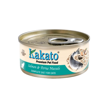 Kakato Complete Diet Salmon & Perna Mussels 70g x12