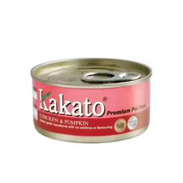 Kakato Pet Food Premium Chicken & Pumpkin 70g x12