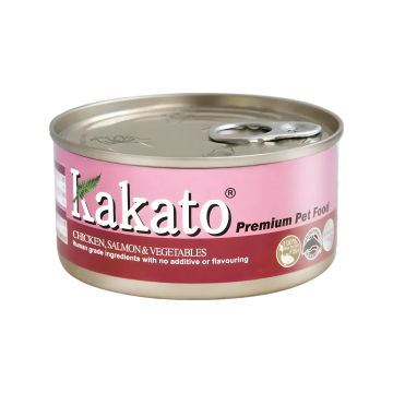 Kakato Pet Food Premium Chicken Salmon & Vegetables 170g