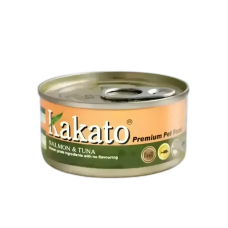 Kakato Pet Food Premium Salmon & Tuna 70g, TD-0714 (12 cans), cat Wet Food, Kakato, cat Food, catsmart, Food, Wet Food
