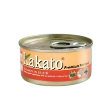 Kakato Pet Food Premium Salmon in Broth 70g x12