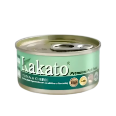 Kakato Pet Food Premium Tuna & Cheese 170g x12, TD-0717, cat Wet Food, Kakato, cat Food, catsmart, Food, Wet Food
