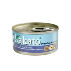 Kakato Pet Food Premium Tuna & Mackerel 70g, TD-0715 (12 cans), cat Wet Food, Kakato, cat Food, catsmart, Food, Wet Food