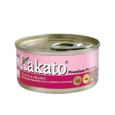 Kakato Pet Food Premium Tuna & Prawn 170g x6