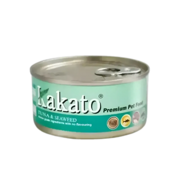 Kakato Pet Food Premium Tuna & Seaweed 70g Kakato Pet Food Premium Tuna & Seaweed 70g