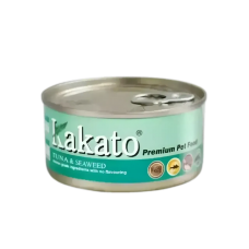 Kakato Pet Food Premium Tuna & Seaweed 70g x12, TD-0719 EIN (12 cans), cat Wet Food, Kakato, cat Food, catsmart, Food, Wet Food