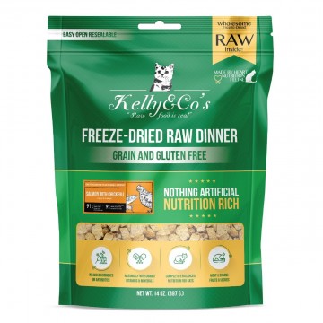 Kelly & Co's Cat Freezed-Dried Raw Dinner Salmon and Chicken with Mixed Fruits and Vegetables 397g