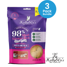 Kelly & Co's Patty Meal Crocodile 226g (3 Pack Bundle)