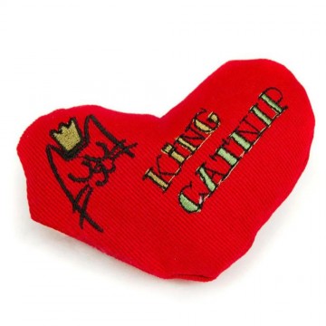 King Catnip Toys Heart Cat Nip